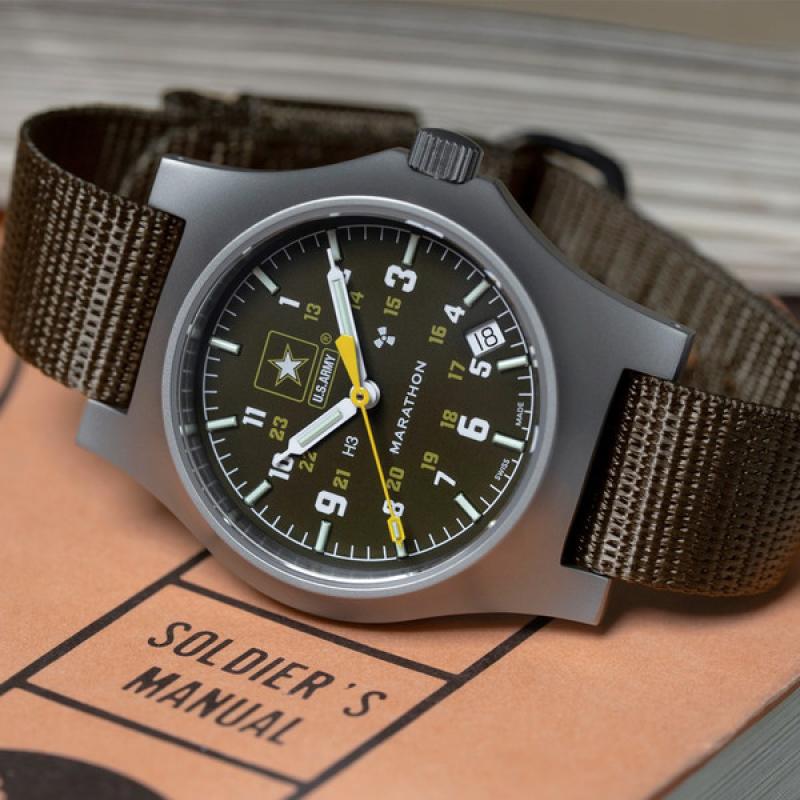 Marathon US Army General Purpose Quartz Watch in Sage Green