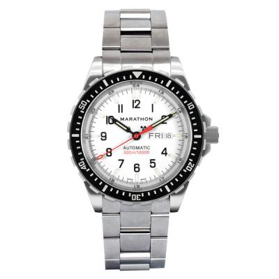 Marathon Jumbo Day-Date SAR Automatic Dive Watch with White Dial