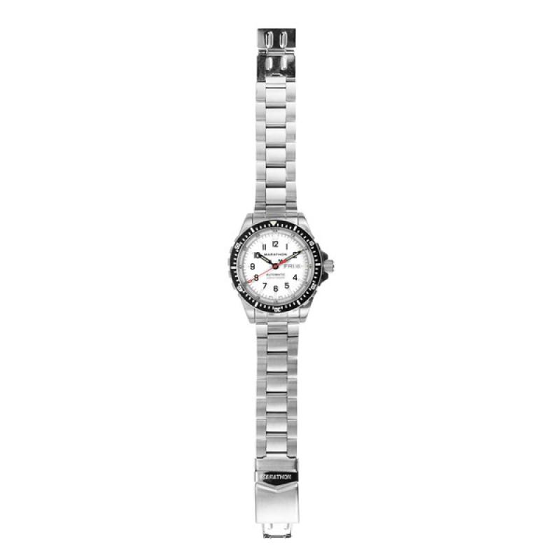 Marathon Jumbo Day-Date SAR Automatic Dive Watch with White Dial