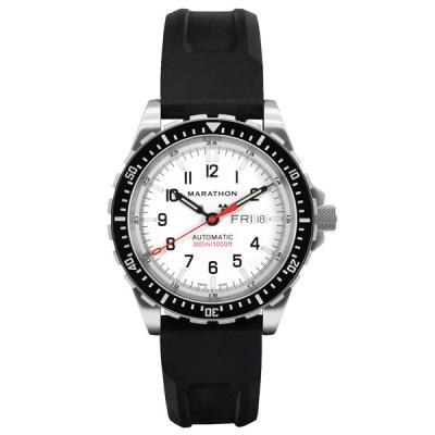 Marathon Jumbo Day-Date SAR Automatic Dive Watch with White Dial