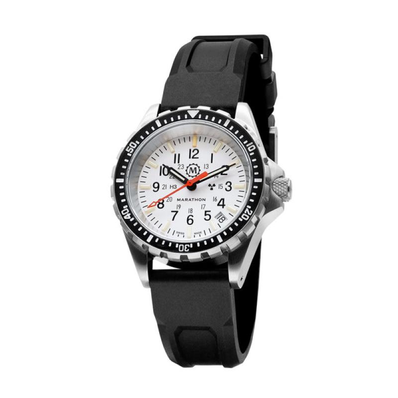 Marathon (Medium) Swiss Made, Arctic TSAR Quartz Military Divers Watch with Sapphire Crystal