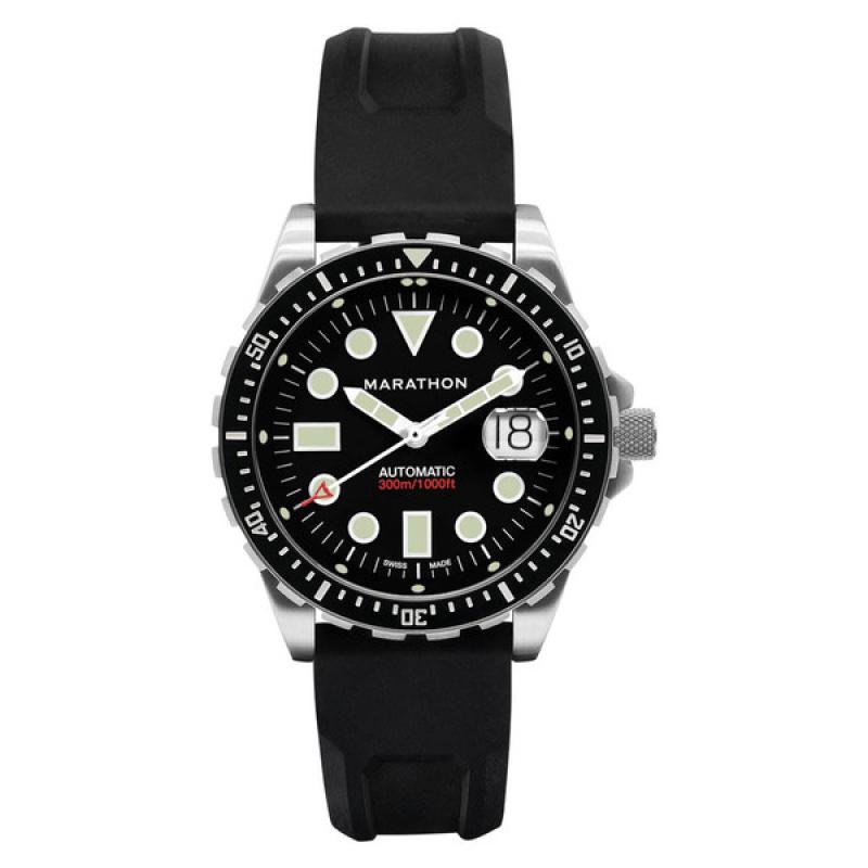 Marathon 46mm Automatic OSAR-D with Black Dial and Rubber Strap