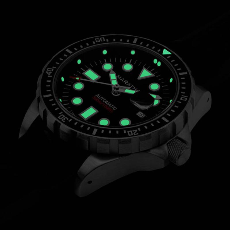 Marathon 46mm Automatic OSAR-D with Black Dial and Rubber Strap
