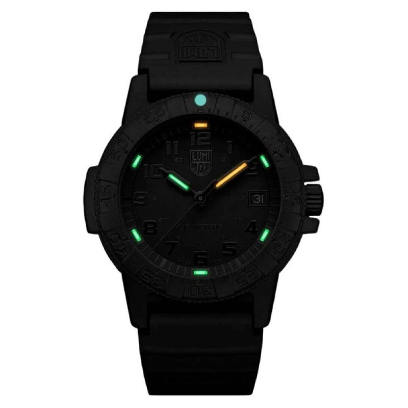 Luminox Leatherback Sea Turtle Watch with Blackout Dial