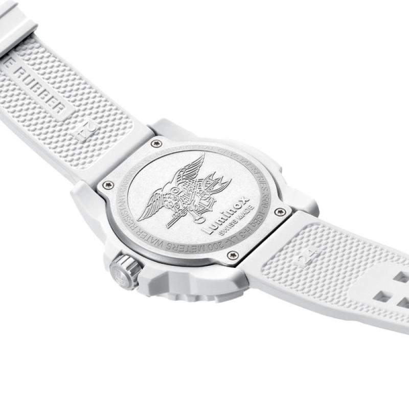 Luminox Navy SEAL Arctic White Black Dial Military